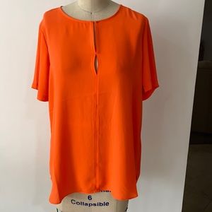 Orange blouse